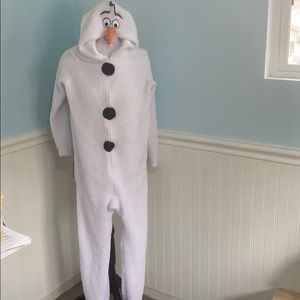 OLAF onesie size Youth Large Excellent condition